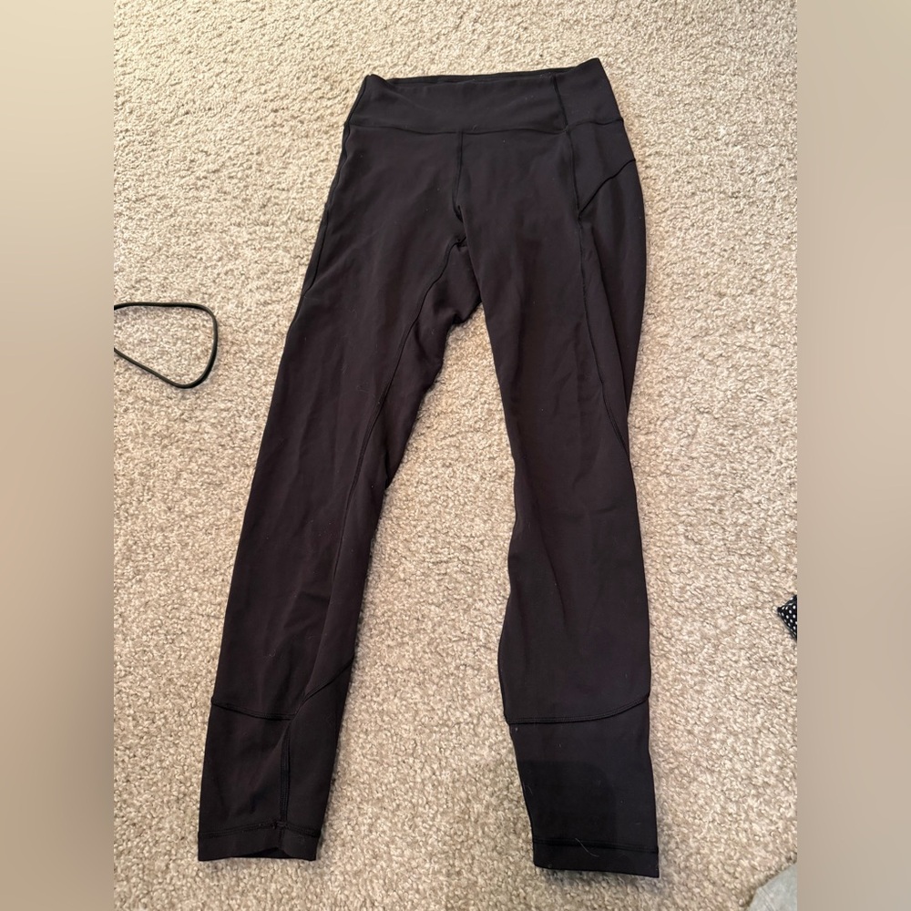 Black Lululemon leggings size 6